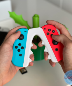 piranha plant nintendo switch joy cons controller holder & game storage | 3d printed controller stand