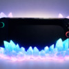 💎 crystal glow nintendo switch 2 dock stand | 3d printed led compatible gaming display