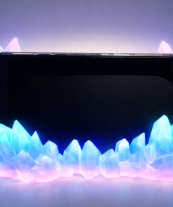 💎 crystal glow nintendo switch 2 dock stand | 3d printed led compatible gaming display