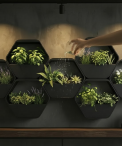 hexarain zen slow drip planter