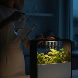 Home HydroSquare Rain Planter With LED