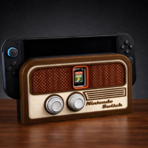 Retro Radio Nintendo Switch 2 Dock Cover