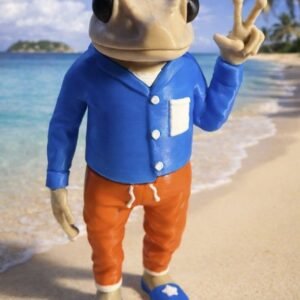 Bad Bunny - Sapo Concho - 3D Printed & Hand-Finished Art Figurine