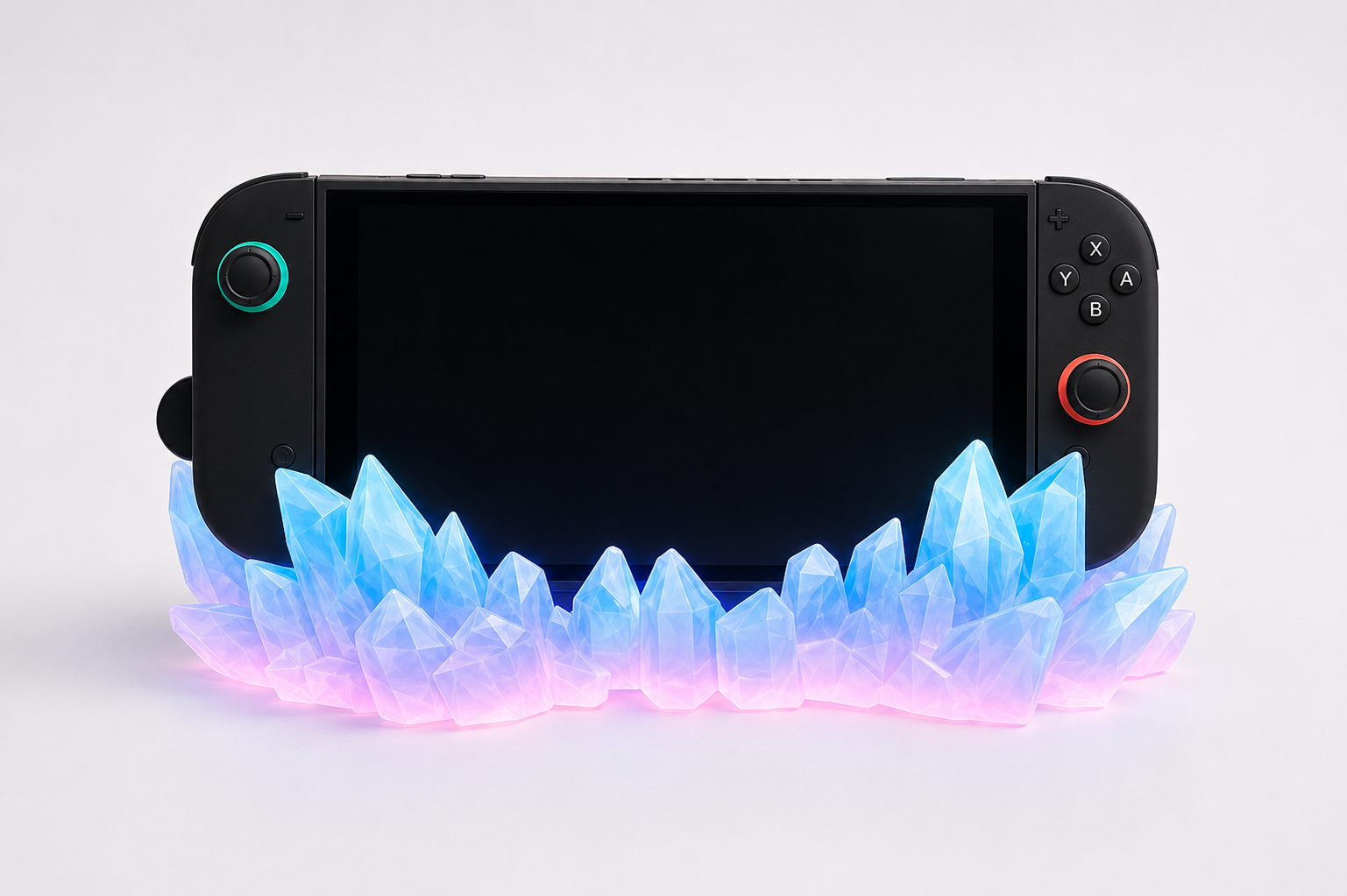 Rainbow Glow Crystal Dock Cover – Nintendo Switch 2