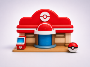 Pokopia Pokémon Center Dock Cover for Nintendo Switch 1 & 2– 3D Printed
