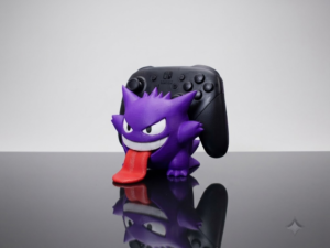 Gengar Controller Holder – Pokémon Gaming Stand for PS5, Xbox, Switch Pro Controller – 3D Printed