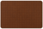 Personalized Leatherette Patch – 3" × 2"
