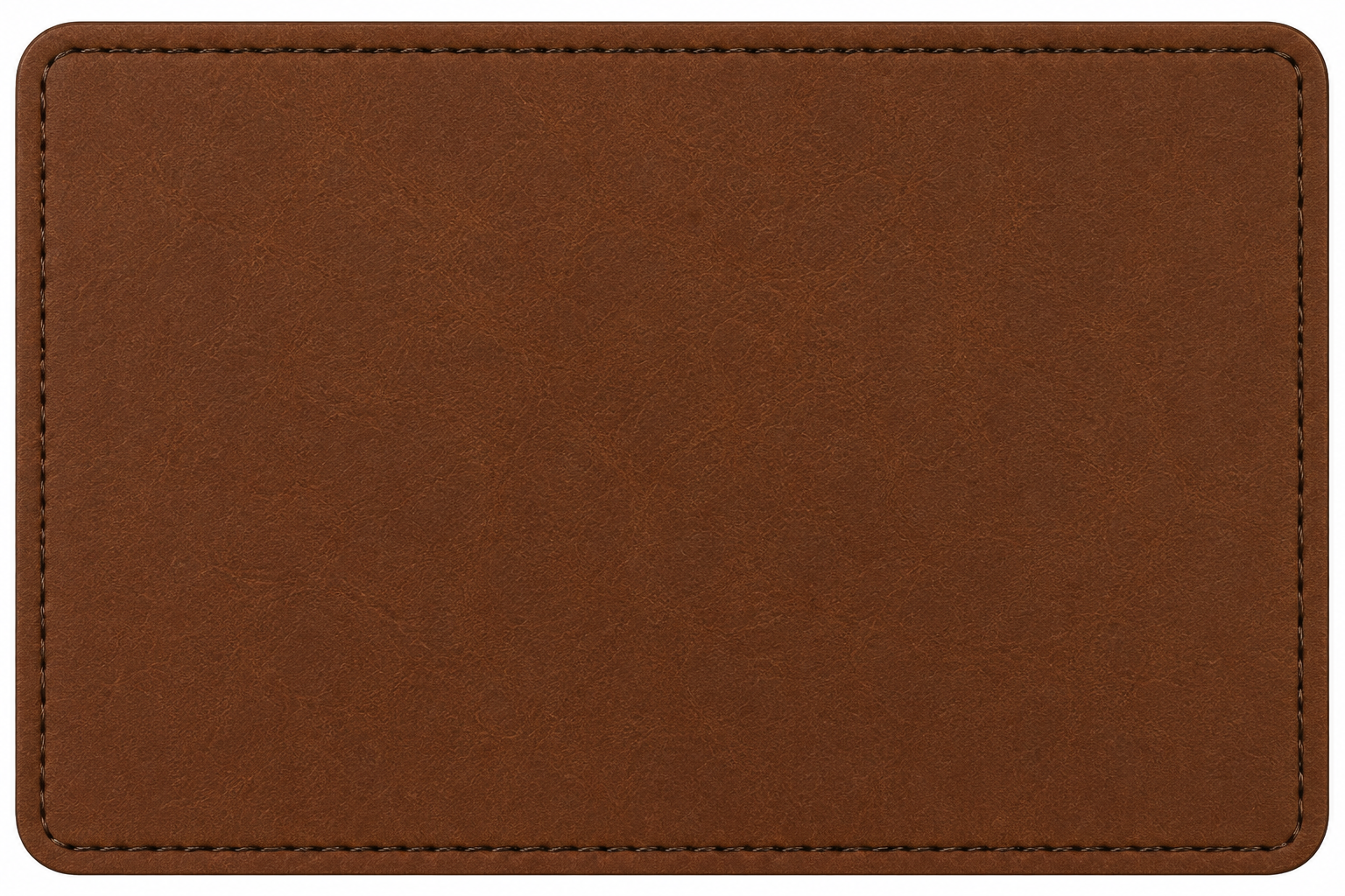 Personalized Leatherette Patch – 3" × 2"