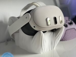 Ghost Meta Quest 3 Headset Holder | 3D Printed VR Stand