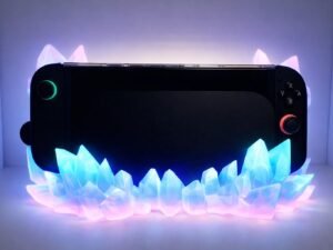 Rainbow Glow Crystal Dock – Nintendo Switch 2