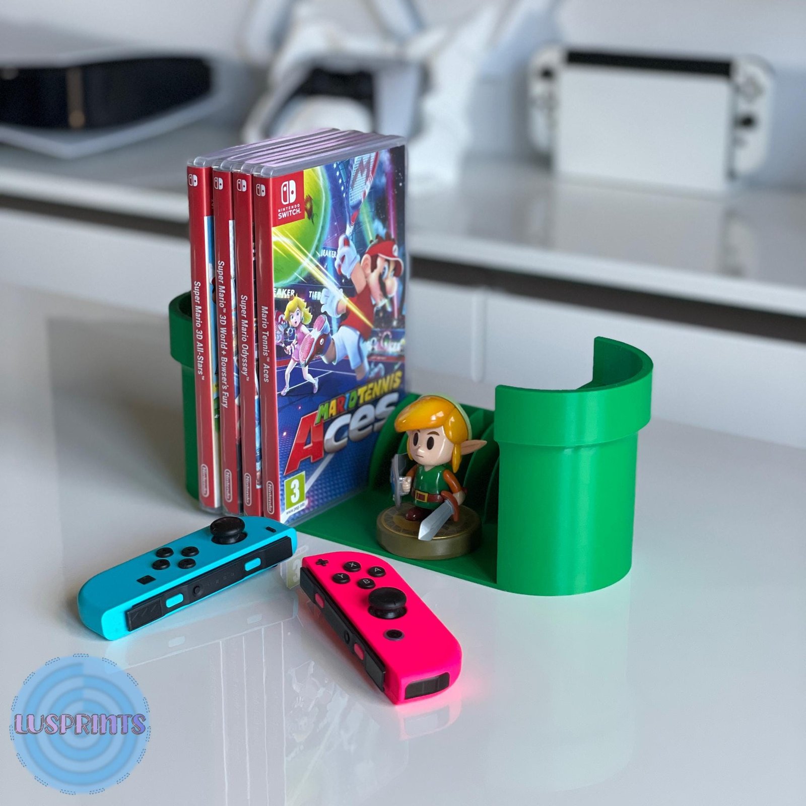 Mario Pipe Switch Game & Joy-Con Holder - Image 2