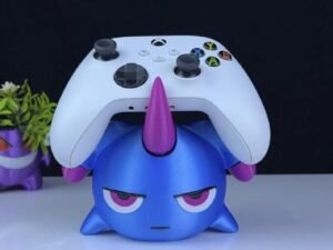 Depresso Controller Holder – Cute Sad Monster Gaming Controller Stand | Xbox PS5 Controller Holder | Funny Gamer Desk De