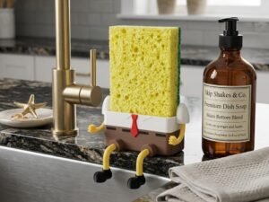 Self-Draining Sponge Bob Sponge Holder