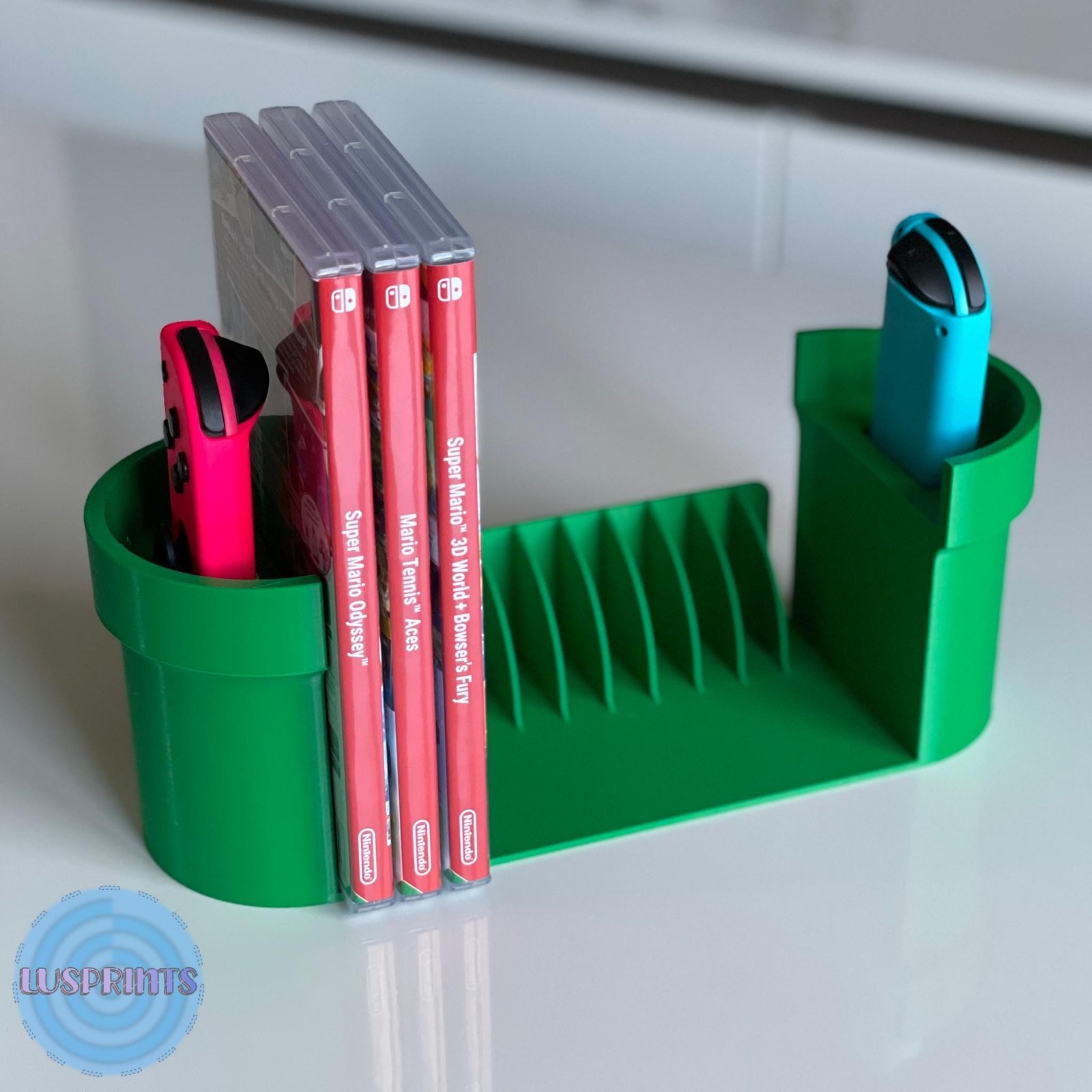 Mario Pipe Switch Game & Joy-Con Holder - Image 5