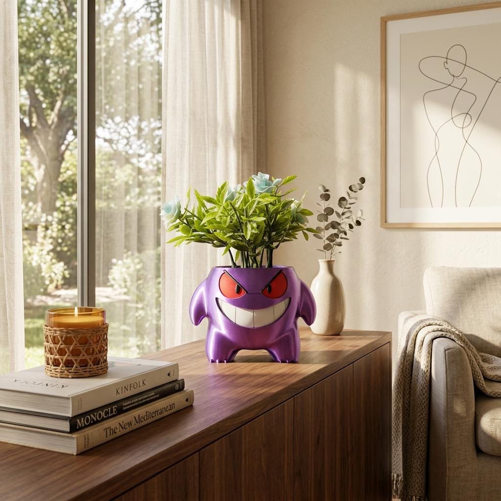 Gengar Planter & Desk Organizer - Image 2
