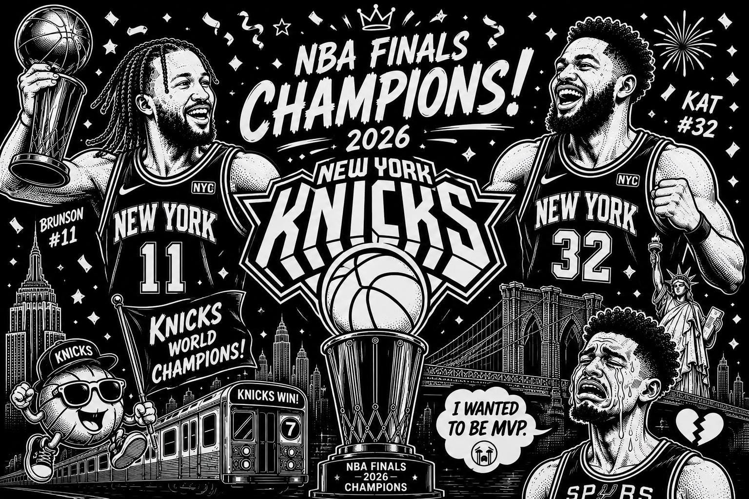 New York Knicks 40 oz Championship Tumbler - Image 4