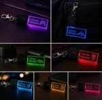 Personalized LED Acrylic Keychain